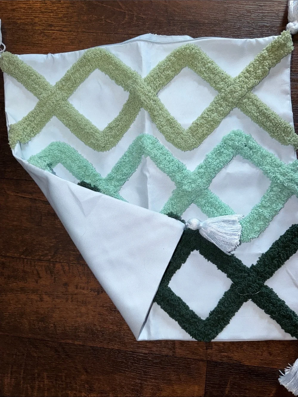 Set of 4 Decorative Throw Pillow Covers - Blue, Cream, Green, Blush 18x18